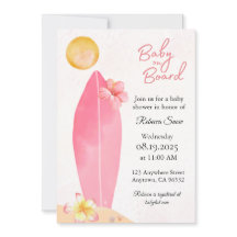 Bébé à bord Invitation Baby shower