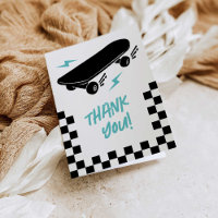 Bébé à bord Skateboard Baby shower Merci