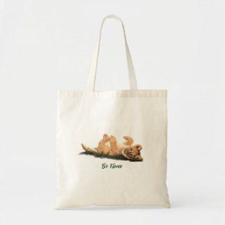 Bébé adorable Lion Pastel Sac fourre-tout Faune