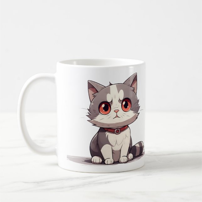Bébé adorable mignonne Animaux Café Mug (Gauche)