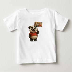 Bébé Adorable T-Shirt Pour Enfants Trio Ours - Panda, B