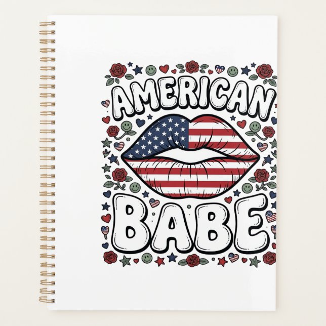 Bébé Américain Design de gravure vintage patriotiq (Devant)