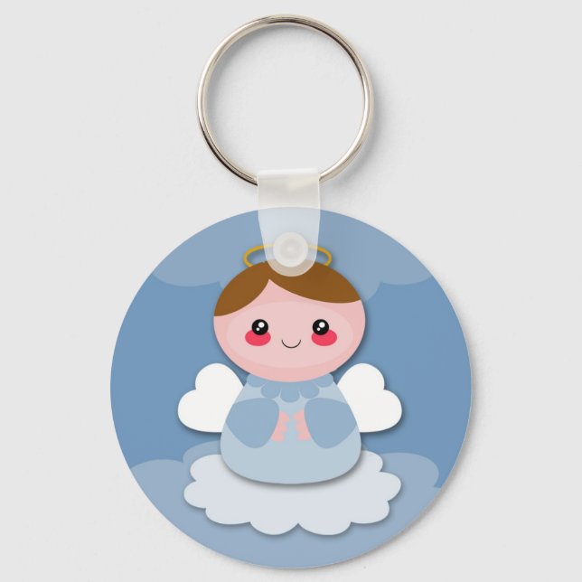 Bébé Ange garçon - porte-clés (Recto)