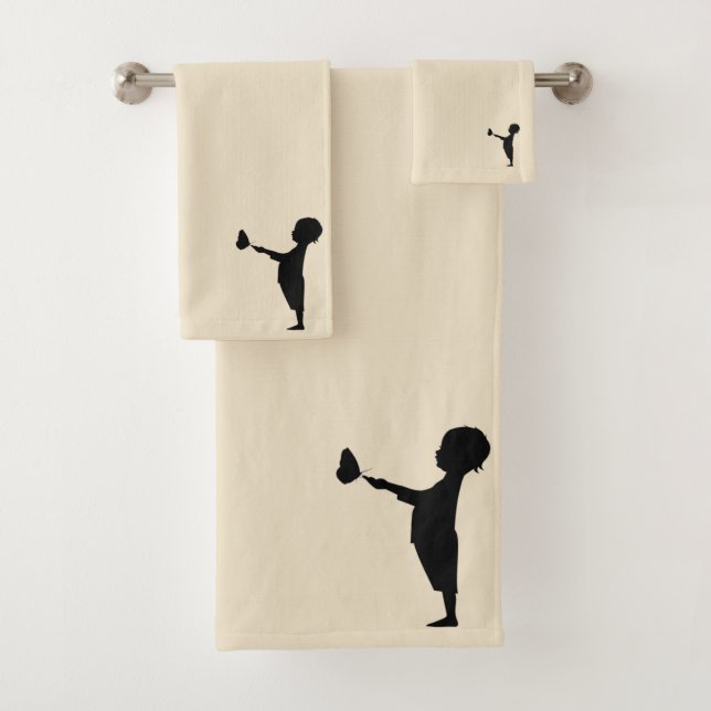 Bébé arrière - plan beige élégant (En situation)