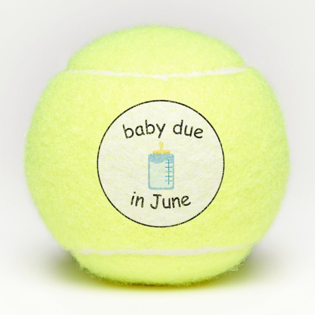 bébé attendu en juin balles de tennis par dalDesig (Devant)