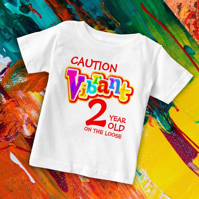 Bébé Attention vibrant 2 en liberté t-shirt pour tout-p (Créateur téléchargé)