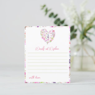 Bébé au coeur rose floral en fleurs Conseils