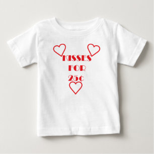 Bébé Baisers pour 25 cents - T-shirt Baby Fine Jersey