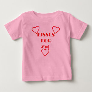 Bébé Baisers pour 25 cents -  T-shirt Baby Fine Jersey