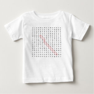 Bébé Big Brother Word Search T-Shirt pour enfant