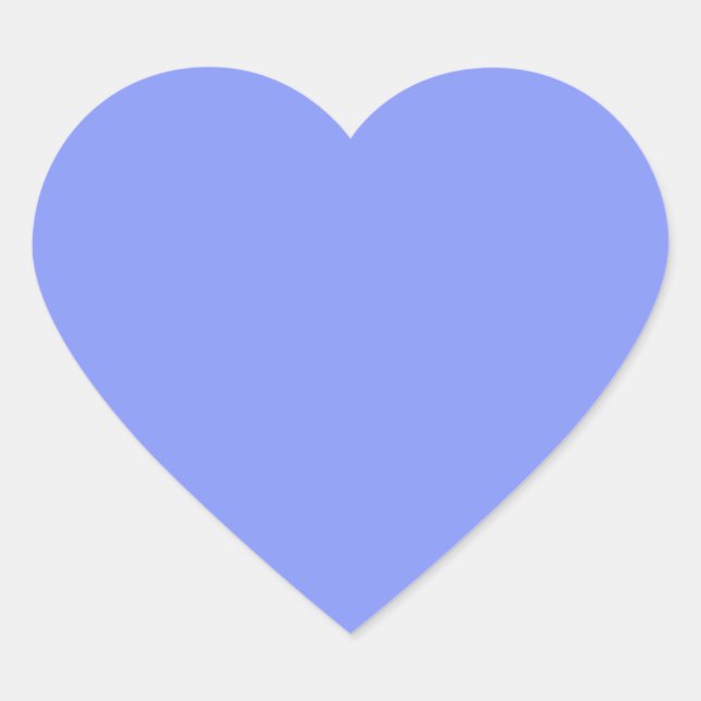 Bébé Bleu Coeur Sticker (Devant)