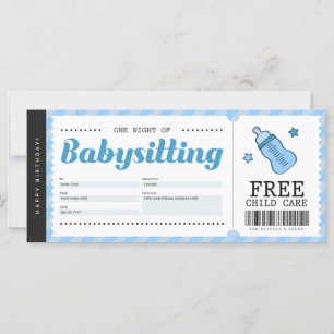 Bébé Bleu Coupon bon certificat