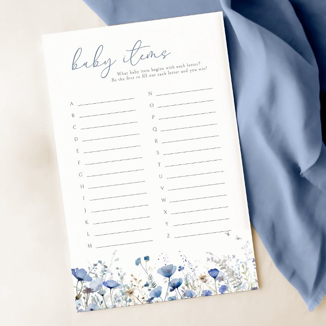 Bébé Bleu En Fleur Fleur sauvage Baby Items Jeu (Créateur téléchargé)