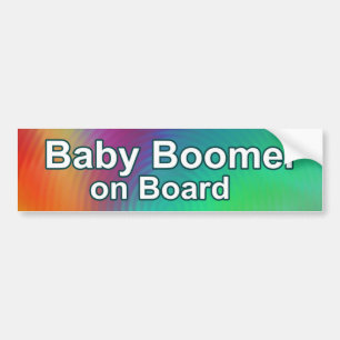 Bébé Boomer à bord Bumper Sticker