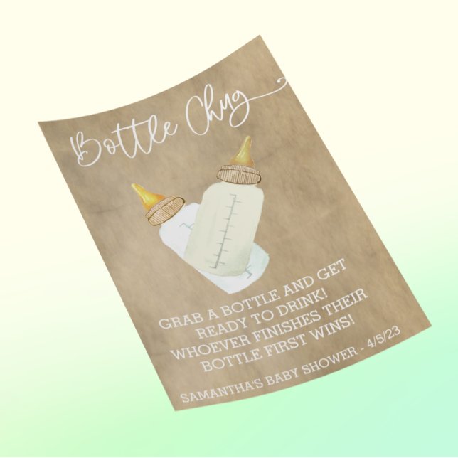 Bébé Bouteille Boire De Jeu Douche Chug   (Créateur téléchargé)