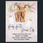 Bébé Bouteille Boire De Jeu Douche Highland Cow<br><div class="desc">Cette conception peut être personnalisée dans la zone fournie en modifiant la photo et/ou le texte. Vous pouvez également le customiser en cliquant sur Personnaliser ce Modèle, puis en choisissant l'option cliquer pour customiser et supprimer ou modifier la couleur de l'arrière - plan, ajouter du texte, modifier la couleur ou...</div>