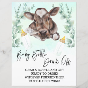 Bébé Bouteille Boire Du Jeu Douche Vache Vache Cal