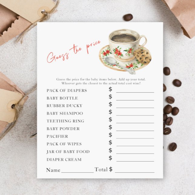 Bébé brasse du café - Prix Guess Game (Créateur téléchargé)