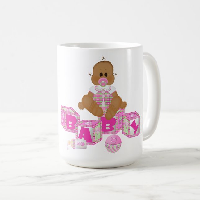 Bébé Cadeau Ringer Mug (Devant droit)