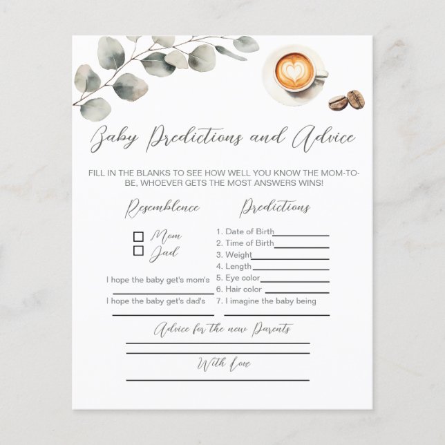 Bébé café spectacle, Conseils pour jeu de nouveaux (Devant)