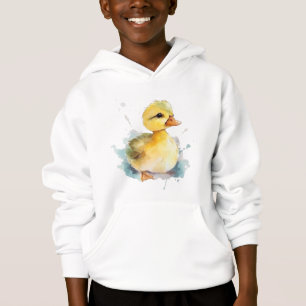 Bébé Canard aquarelle Sweat - shirt à capuche de r