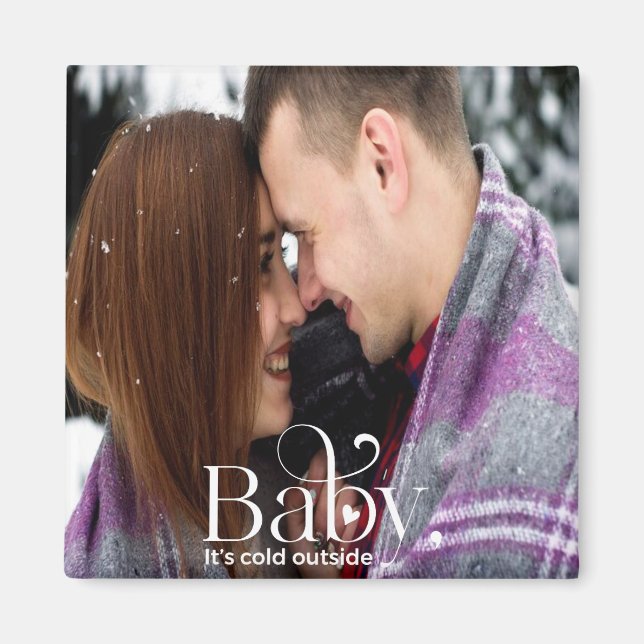 Bébé C'est froid Magnet extérieur (Devant)