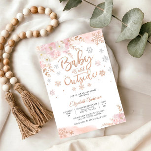 Bébé, c'est une invitation à une douche froide