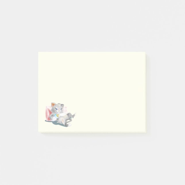 Bébé Chat Drôles Post-it (Devant)