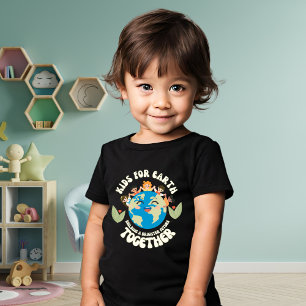 Bébé Chemises jour des terres   T-shirt Enfants Pour Te