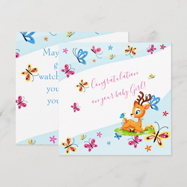 Bébé cher (cerf) coutume (Devant / Derrière)