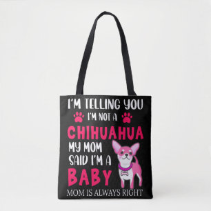 "BÉBÉ CHIHUAHUA" MME FOURRE-TOUT. Sac fourre-tout