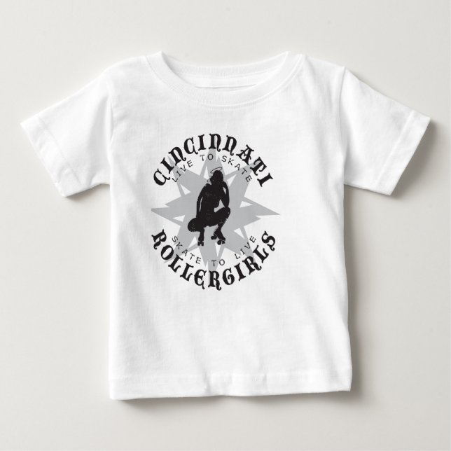 Bébé Cincinnati Rollergirls T-Shirt pour enfants et béb (Devant)