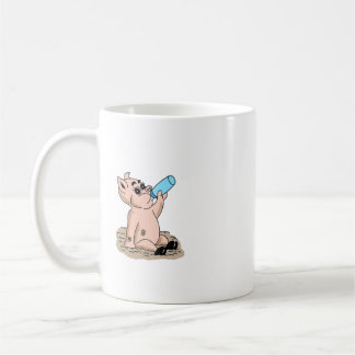 Bébé Cochon dessin dessin café Mug