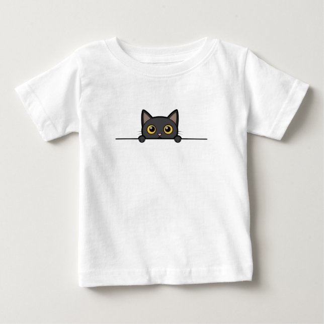 Bébé Conception de T-Shirt pour Enfants avec Chat Migno (Devant)