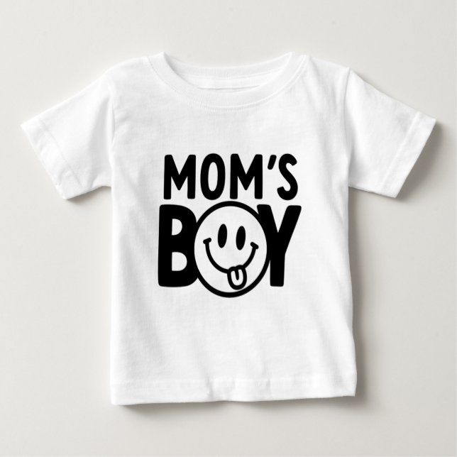 Bébé Conception de t-shirt pour garçon maman (Devant)