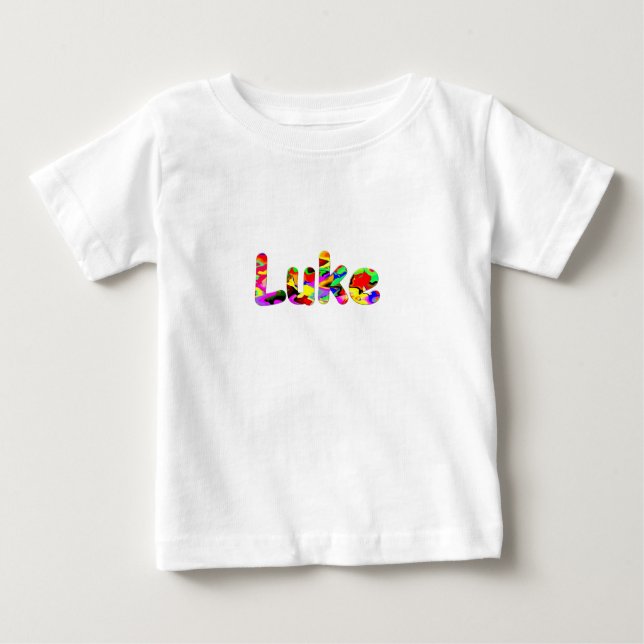 Bébé Conception personnalisée de t-shirt pour Luke (Devant)