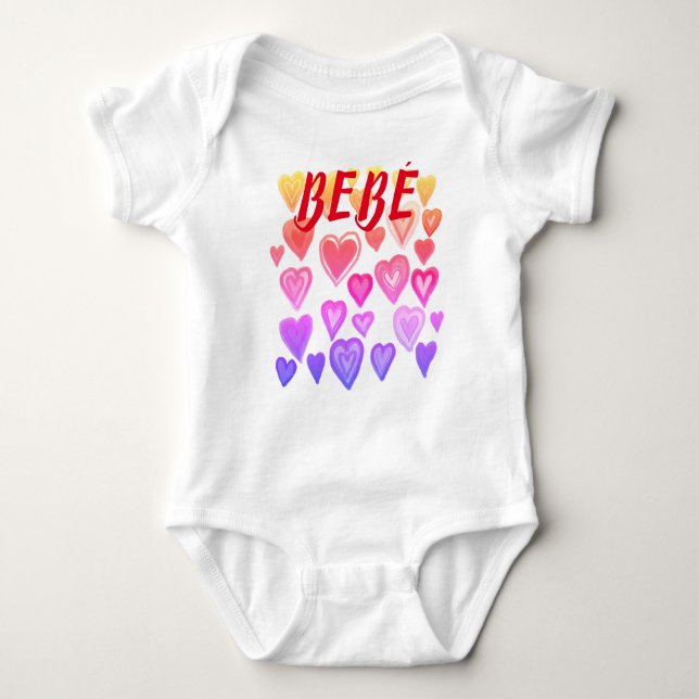 BEBE Corazones ! T-shirts (Devant)