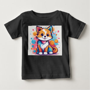 Bébé Cute Dog & Cat Friends – T-Shirt Coloré pour Enfan