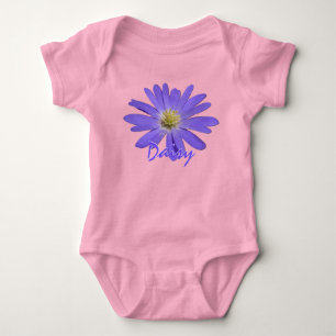 Bébé Daisy Creeper Bio Fleur Violette Haut de Bébé