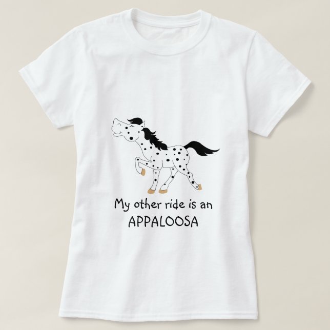 Bébé d'APPALOOSA - T-shirt de poupée personnalisé (Design devant)