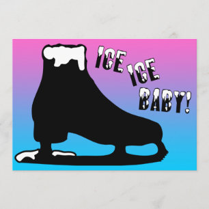 bébé de glace de glace : invitation de partie de