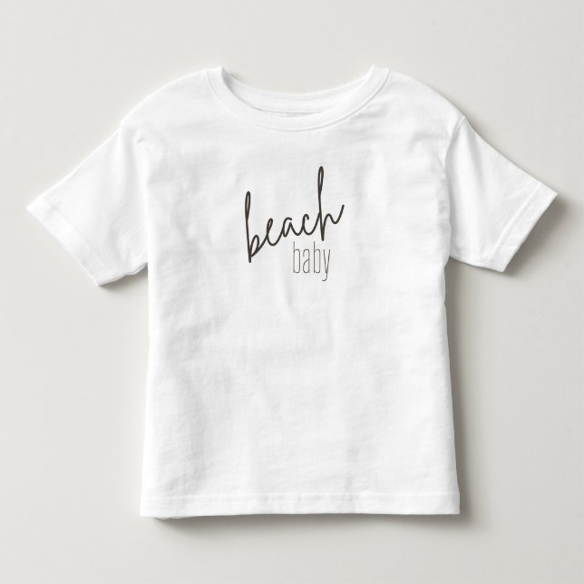 bébé de plage. T-Shirts Toddler (Devant)