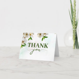 Bébé de printemps en Baby shower fleuri Merci