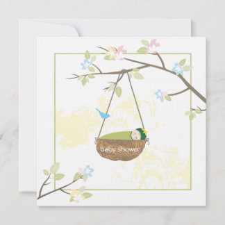 Bébé de sommeil - invitation de baby shower