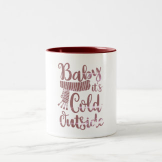 Bébé défraîchi son froid extérieur Script Mug à de