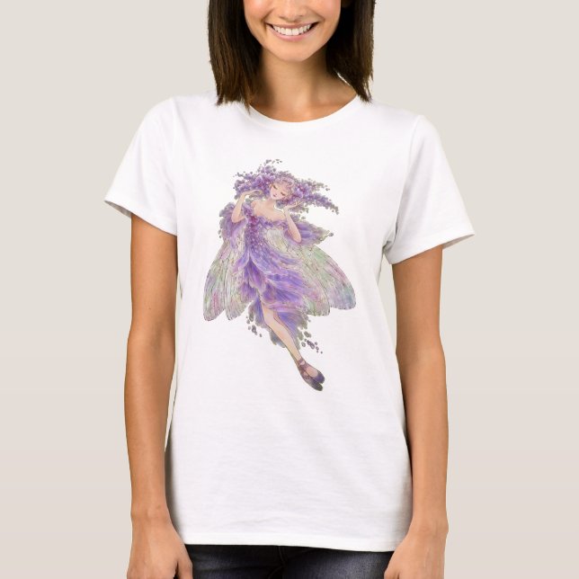 Bébé d'imaginaire - T-shirt de poupée - glycines (Devant)