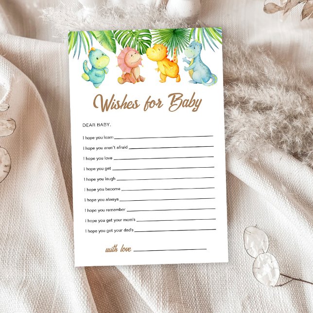 Bébé Dinosaures Voeux pour bébé (Créateur téléchargé)