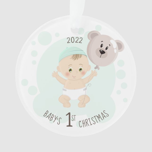 Bébé doux et ballon d'ours (devant)