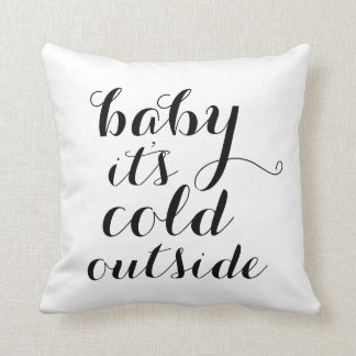Bébé du coussin | c'est extérieur froid - blanc