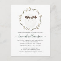 Bébé du printemps | Invitation Baby shower de Pâqu
